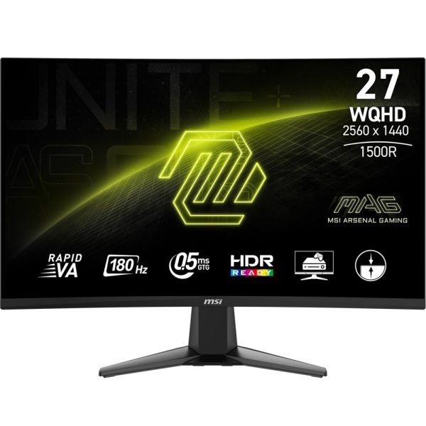 MSI MAG 27CQ6F 27" | 2560x1440 VA | 180Hz | Gaming Monitor - 0