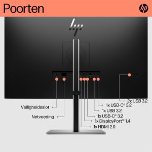 HP E32k G5 32" | 3840 x 2160 4K IPS | 60Hz | USB-C | Monitor - Afbeelding 9