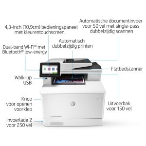 HP Color LaserJet Pro MFP M479fdw AiO Printer | 600 x 600 DPI | Wifi | Kleur - Afbeelding 13
