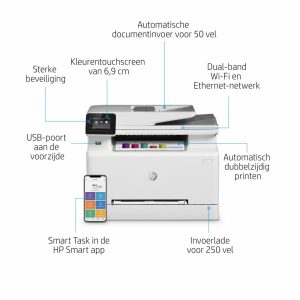 HP Color LaserJet Pro MFP M283fdw AiO Printer | 600 x 600 | Wifi | Kleur - Afbeelding 9