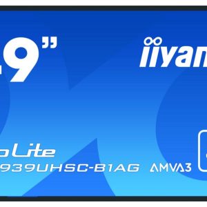 iiyama ProLite TF4939UHSC-B1AG 49" | 3840 x 2160 4K IPS | 60Hz | Touchscreen 24/7 Monitor - Afbeelding 1