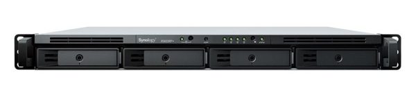 Synology RS822RP+ | 4-Bay 1U Rackmount NAS | AMD Ryzen V1500B | 2GB DDR4 ECC (Uitbreidbaar tot 32GB) | Redundante Voeding | 4x 1GbE LAN | PCIe 3.0 | DSM - 0
