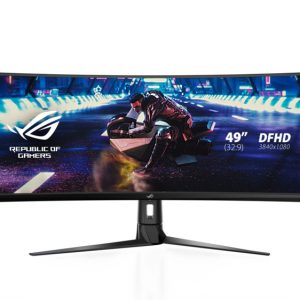ASUS ROG Strix XG49VQ 49" | 3840 x 1080 VA | 144Hz | Curved Gaming Monitor - Afbeelding 1