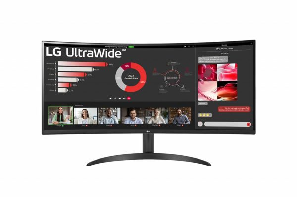 LG 34WR50QK-B 34'' | 3440x1440 VA | 100Hz | HDR10 | FreeSync | UltraWide Monitor - 0