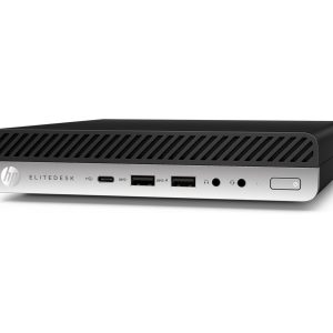 HP EliteDesk 800 G4 Mini | Intel Core i5-8500 | 256GB | 8GB | 2x DisplayPort | W11 Professional | Refurbished Silver - Afbeelding 3