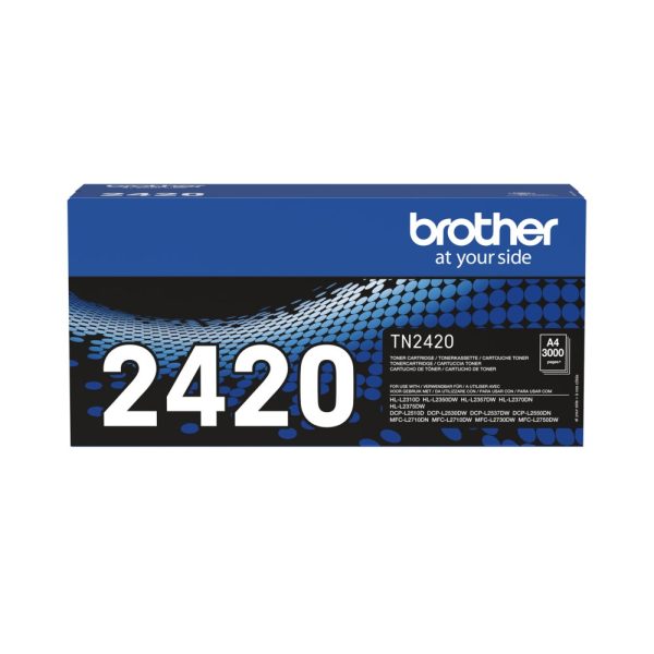 Brother TN-2420 Tonercartridge | Origineel | Zwart | Capaciteit: 3000 Pagina's - 0