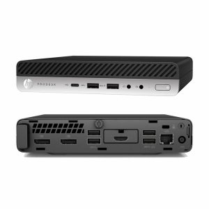 HP ProDesk Mini 600 G4 | Intel Core i5-8500T | 8GB RAM | 256GB SSD | Windows 11 Professional | Refurbished Silver - Afbeelding 1