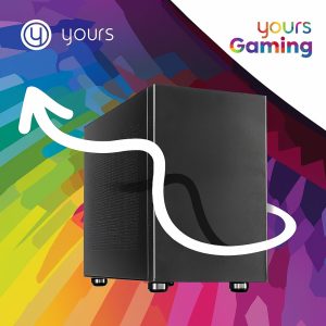 YOURS GAMING | Intel Core i5-14400F | NVIDIA GeForce RTX 5060 | 32GB RAM | 1TB SSD | W11 Professional - Afbeelding 1