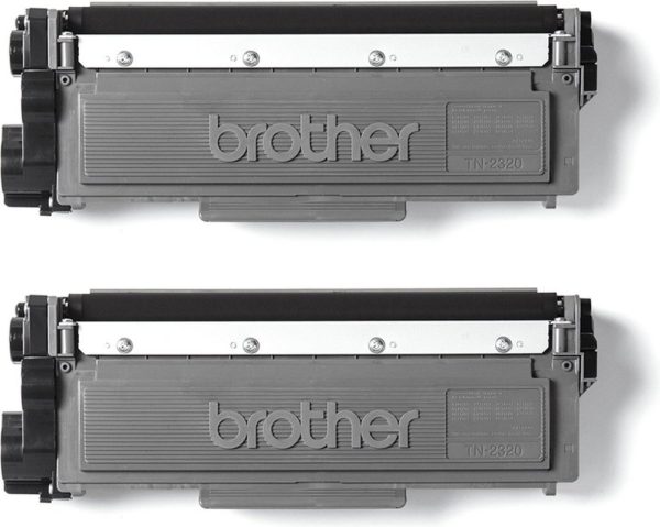 Brother TN‑2420 TWIN-Pack | 2× Zwarte Tonercartridge | 3.000 Pagina’s per Stuk | Origineel - 0