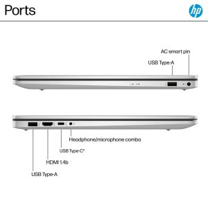 HP 17-cp3005dx | 17.3" Full HD IPS | AMD Ryzen 5 7430U | 16GB RAM | 512GB SSD | Windows 11 Home - Afbeelding 3