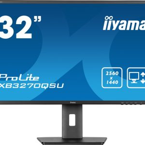 iiyama ProLite XB3270QSU-B1 32'' | 2560x1440 QHD IPS | 100Hz | HDMI DisplayPort | 3ms | Monitor - Afbeelding 1