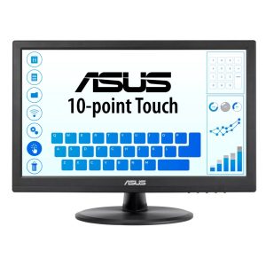 ASUS VT168HR | 15.6" Touchscreen Monitor | 1366 x 768 | WXGA | LED | Zwart - Afbeelding 1