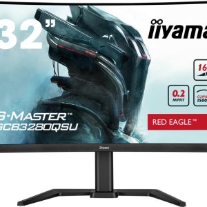 iiyama G-MASTER GCB3280QSU-B1 | 31.5" Monitor | 2560 x 1440 | QHD | LED | Zwart - Afbeelding 1