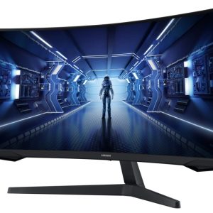 Samsung Odyssey C34G55TWWP 34" | 3440 x 1440 VA | 165Hz | Curved Gaming Monitor - Afbeelding 1