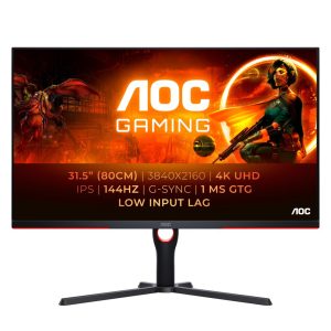 AOC AGON U32G3X 31.5" | 3840x2160 4K IPS | 144Hz | Gaming Monitor - Afbeelding 1