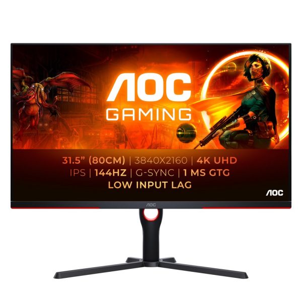 AOC AGON U32G3X 31.5" | 3840x2160 4K IPS | 144Hz | Gaming Monitor - 0