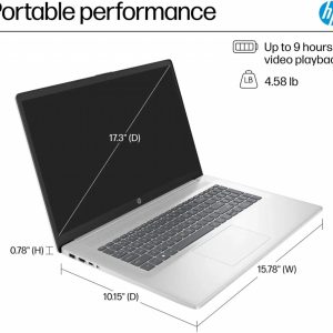 HP 17-cp3005dx | 17.3" Full HD IPS | AMD Ryzen 5 7430U | 16GB RAM | 512GB SSD | Windows 11 Home - Afbeelding 5