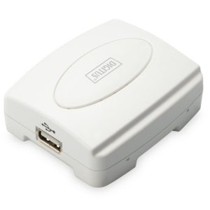 Digitus DN-13003-2 Print Server | 1x USB 2.0 | 1x RJ45 10/100 Mbps | TCP/IP, IPX/SPX, NetBEUI, AppleTalk - Afbeelding 3