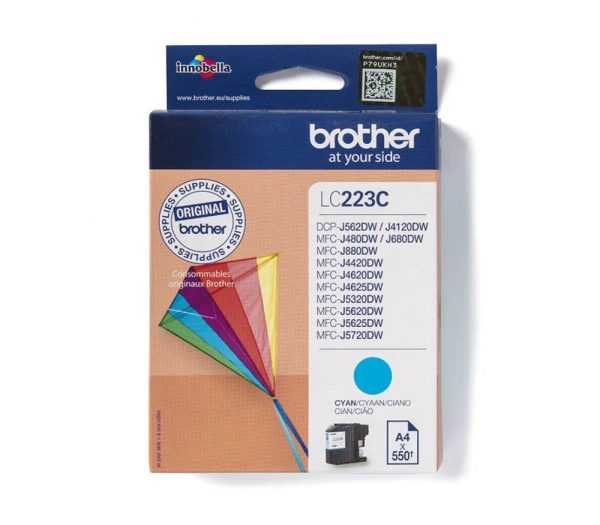Brother LC-223C | Originele Cyaan Inktcartridge | 1 Stuk - 0