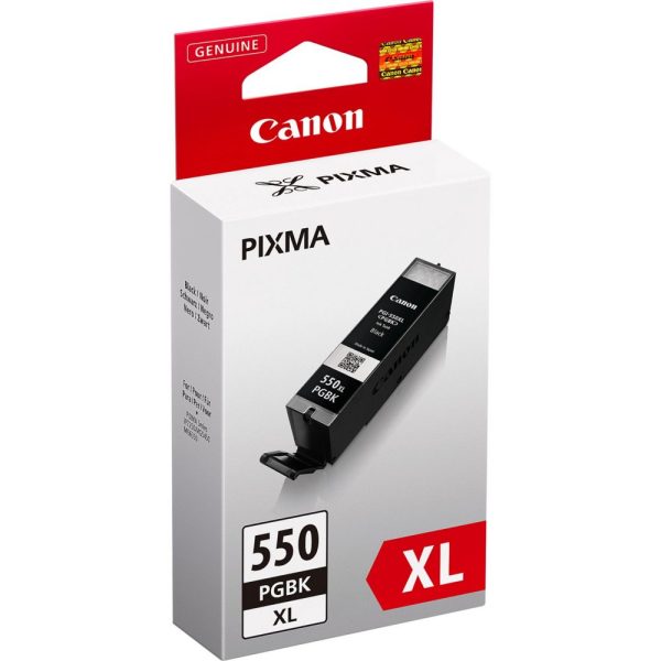 Canon PGI-550XL PGBK | Originele High (XL) Rendement Zwarte Inktcartridge | 1 Stuk - 0