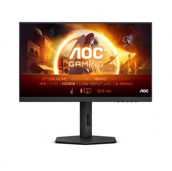 AOC 27G4X 27" | 1920 x 1080 Full HD IPS | 180Hz | Gaming Monitor - 0