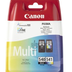 Canon PG-540/CL-541 | Originele Zwarte/Cyaan/Magenta/Geel Inktcartridges | 2-Pack - Afbeelding 1