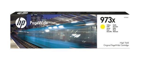 HP 973X | Originele High-Capacity Gele PageWide Cartridge - 0