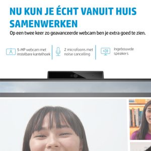 HP E34m G4 34" | 3440x1440 VA | 75Hz | Curved | USB-C | Webcam, Speakers, Microphone | Conference Monitor | Ergonomic Adjustments - Afbeelding 11