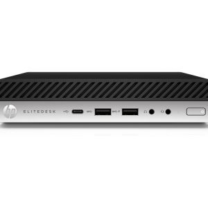 HP EliteDesk 800 G4 Mini | Intel Core i5-8500 | 256GB | 8GB | 2x DisplayPort | W11 Professional | Refurbished Silver - Afbeelding 1