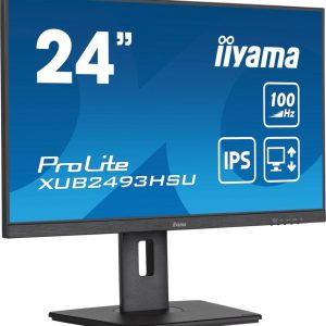 Iiyama ProLite XUB2493HSU-B6 24'' | 1920x1080 IPS | 100Hz | AdaptiveSync | USB-Hub | In hoogte verstelbaar | Full HD Monitor - Afbeelding 4