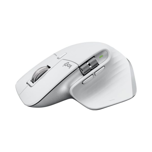 Logitech MX Master 3S | Draadloze Muis | RF-Draadloos + Bluetooth | 8000 DPI | Zilver/Wit - 0