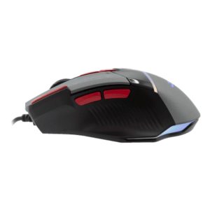 Baracuda MANTA RGB | Bekabelde Gaming Muis | Rechtshandig | USB-A | 12800 DPI | Grijs - Afbeelding 5