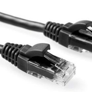 ACT netwerkkabel | Cat6 | U/UTP (UTP) | 1,5 m | Zwart - Afbeelding 2