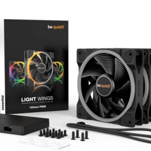be quiet! Light Wings | 120mm PWM Behuizingsventilator | Zwart | 3 Stuks - Afbeelding 7
