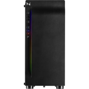 Inter-Tech A-3411 Creek RGB | Midi Tower | Zwart - Afbeelding 4