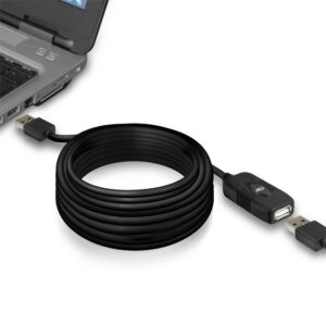 ACT AC6010 | USB 2.0 Signaalversterker | USB-A naar USB-A | 10m | Zwart - Afbeelding 4