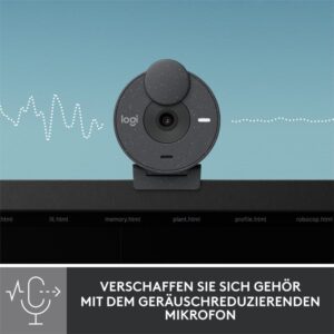 Logitech Brio 300 | 1080P 30FPS USB-C Webcam met Microfoon - Afbeelding 10