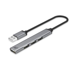 ACT AC6225 | USB 2.0 Interface Hub | 480 Mbit/s | Grijs - Afbeelding 3