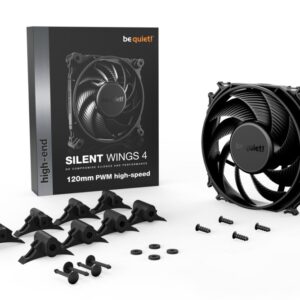 be quiet! Silent Wings 4 | 120mm PWM Behuizingsventilator | Zwart | Single Pack (1 stuk) - Afbeelding 5