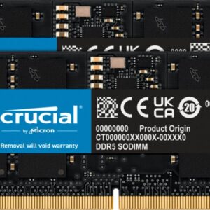 Crucial | 32GB 2x16GB DDR5 | 5600MHz | SODIMM | CL46 | Geheugenmodule | RAM - Afbeelding 1