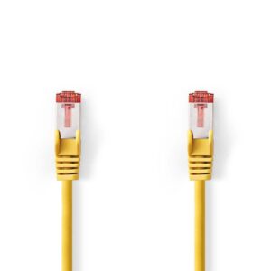 Nedis netwerkkabel | Cat6 | S/FTP (S-STP) | 0,25 m | Geel | CCGP85221YE025 - Afbeelding 1
