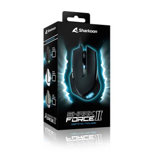 Sharkoon SHARK Force II | Bekabelde Gaming Muis | Rechtshandig | USB-A | 4200 DPI | Zwart - Afbeelding 5