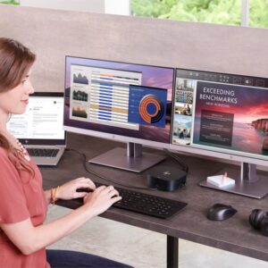 HP 5TW13AA | USB-C/A Docking Station G2 | Dual 4K Display | 100W Power Delivery | Zwart - Afbeelding 11