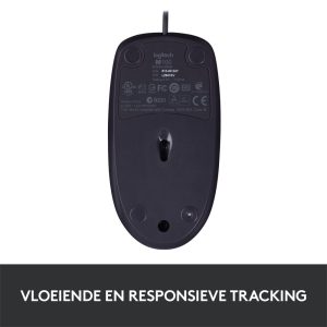 Logitech B100 | Bedrade Muis | Links- en Rechtshandig | USB-A | 800 DPI | Zwart - Afbeelding 8