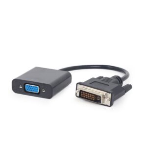 Gembird A-DVID-VGAF-01 | Video Adapter | DVI-D naar VGA | 0,2 m | Zwart - Afbeelding 1