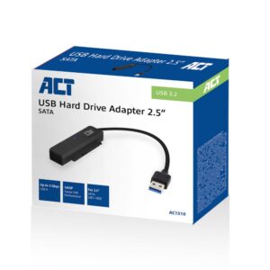 ACT kabel-tussenstuk | SATA naar USB-A | Zwart | AC1510 - Afbeelding 3