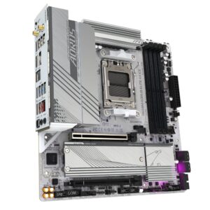 Gigabyte B650M AORUS ELITE AX ICE | Socket AM5 | AMD B650 | 4xDDR5 | Micro ATX | Moederbord - Afbeelding 4
