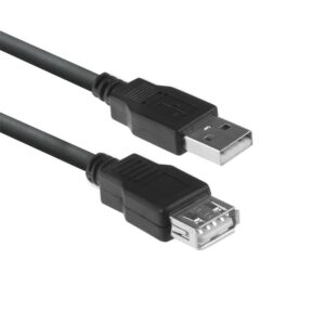 ACT AC3040 | USB 2.0 Kabel | USB-A naar USB-A | 1.8m | Zwart - Afbeelding 1