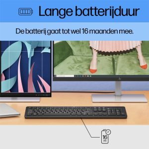 HP 230 | Draadloos Toetsenbord | met USB-A ontvanger | Zwart - Afbeelding 3