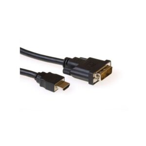 ACT AK3740 | HDMI naar DVI-D Kabel | A Male - DVI-D Male - Afbeelding 1